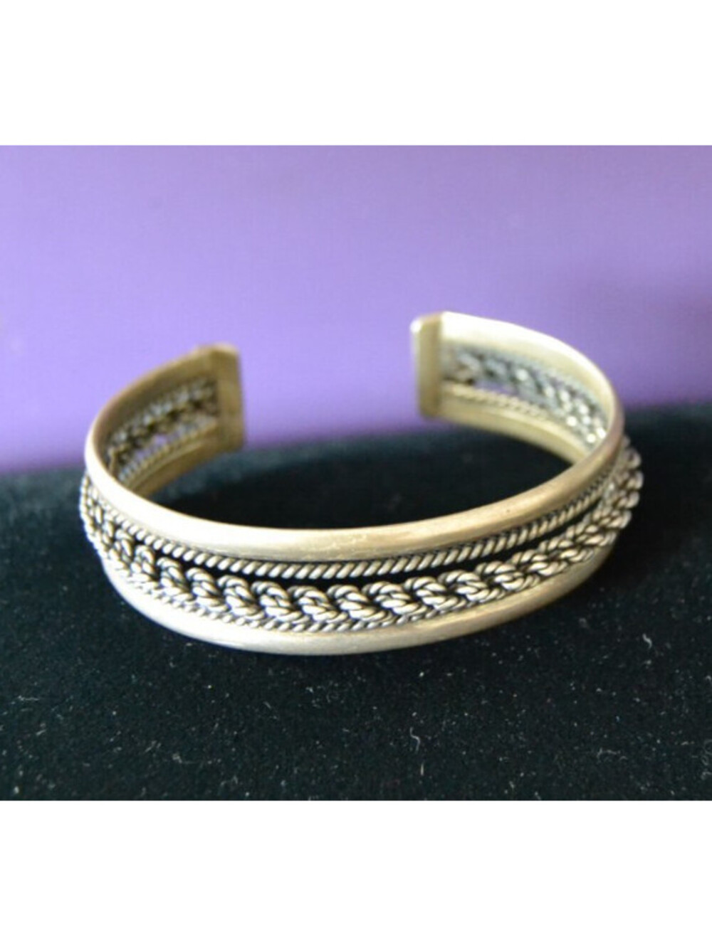 Vintage Taxco Mexico .925 Sterling Silver Cuff Bracelet Signed AYB Achuga 29g